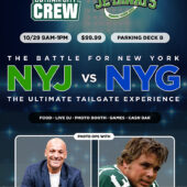 The Battle for New York: Jets vs. Giants Ultimate Tailgate Experience at American Dream Mall