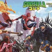 Godzilla Destroys the Marvel Universe Comic Book Series Issue 1 Released