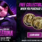 Watch John Wick Spinoff Film Ballerina in 4DX Format at Regal on Opening Weekend and Get a Collectible Coin with Ticket Purchase
