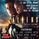 Aliens Special Edition Screening at Crest Sacramento with Carrie and Christopher Henn Live