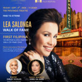 Lea Salonga Becomes First Filipina to be Honored with a Hollywood Star on the Walk of Fame