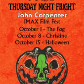 Thursday Night Fright: John Carpenter IMAX Film Fest at the Maryland Science Center