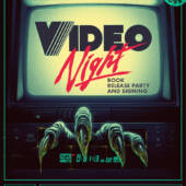 Author Adam Cesare Release Signing for Horror Novel Video Night at Forbidden Planet New York City